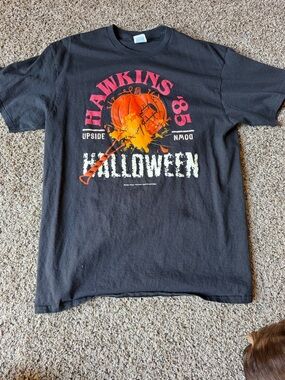 Unisex Black Stranger Things T